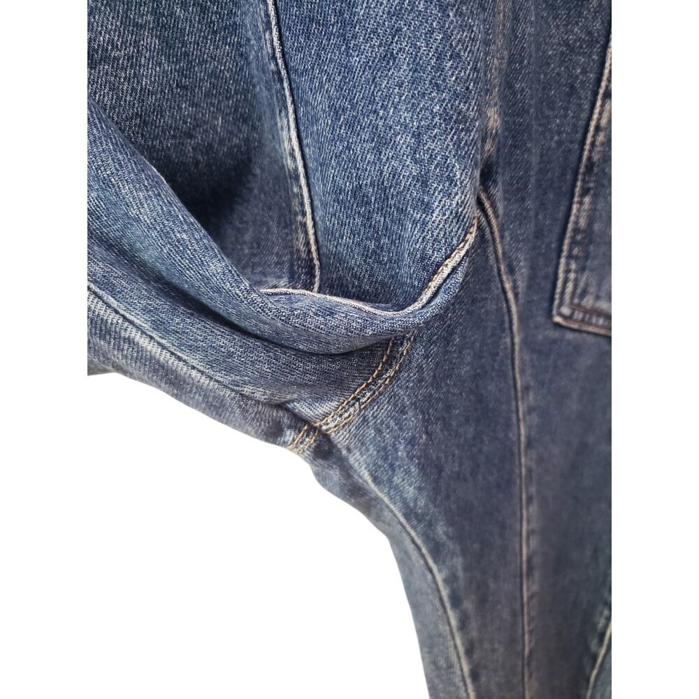 Free People High Roller Denim Jumpsuit Size Extra Small - Picture 7 of 9